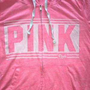 PINK Zip Up Sweatshirt
